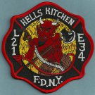 FDNY Harlem New York Engine 34 Ladder 21 Company Fire Patch