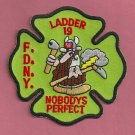 FDNY Bronx New York Ladder Company 19 Fire Patch