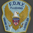 FDNY Queens New York Engine 273 Ladder 129 Company Fire Patch