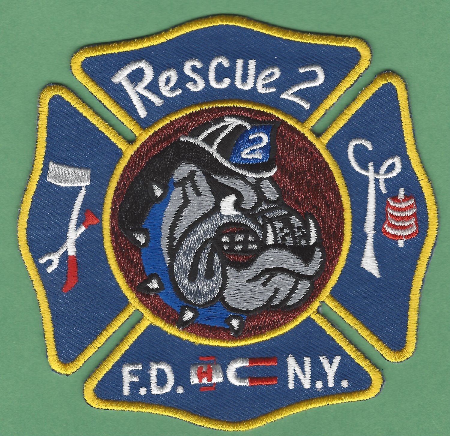 Fdny Brooklyn New York Rescue Company 2 Fire Patch