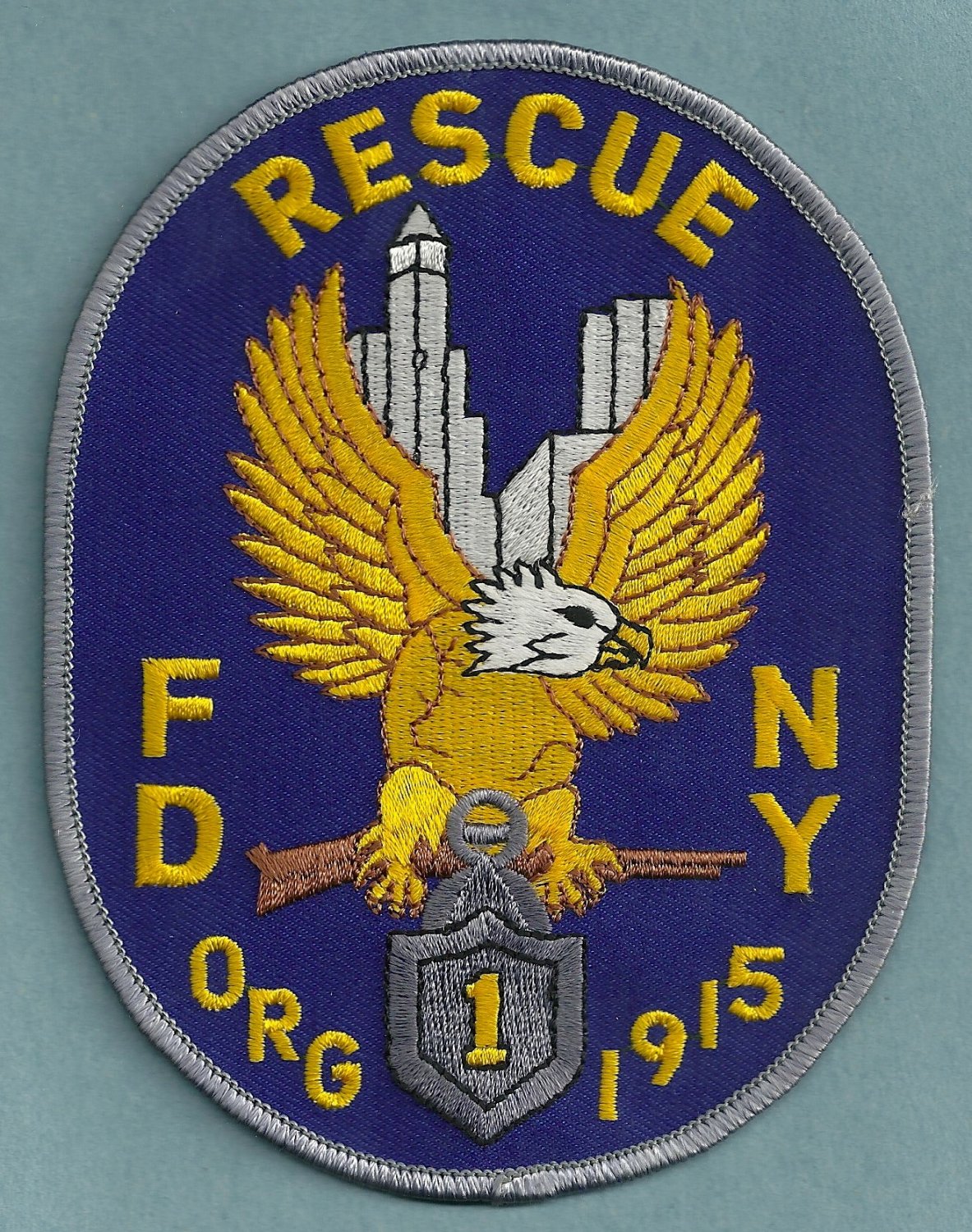 Fdny Manhattan New York Rescue Company 1 Fire Patch