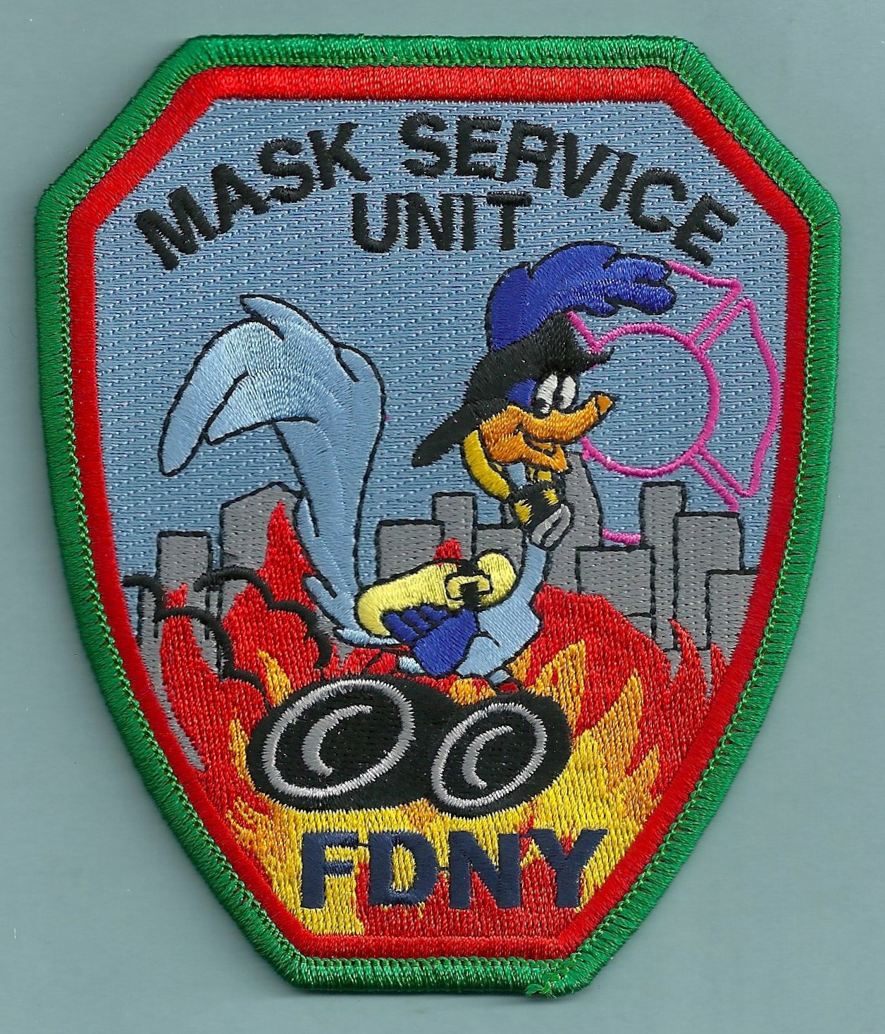 FDNY New York Fire Department Mask Service Unit Patch