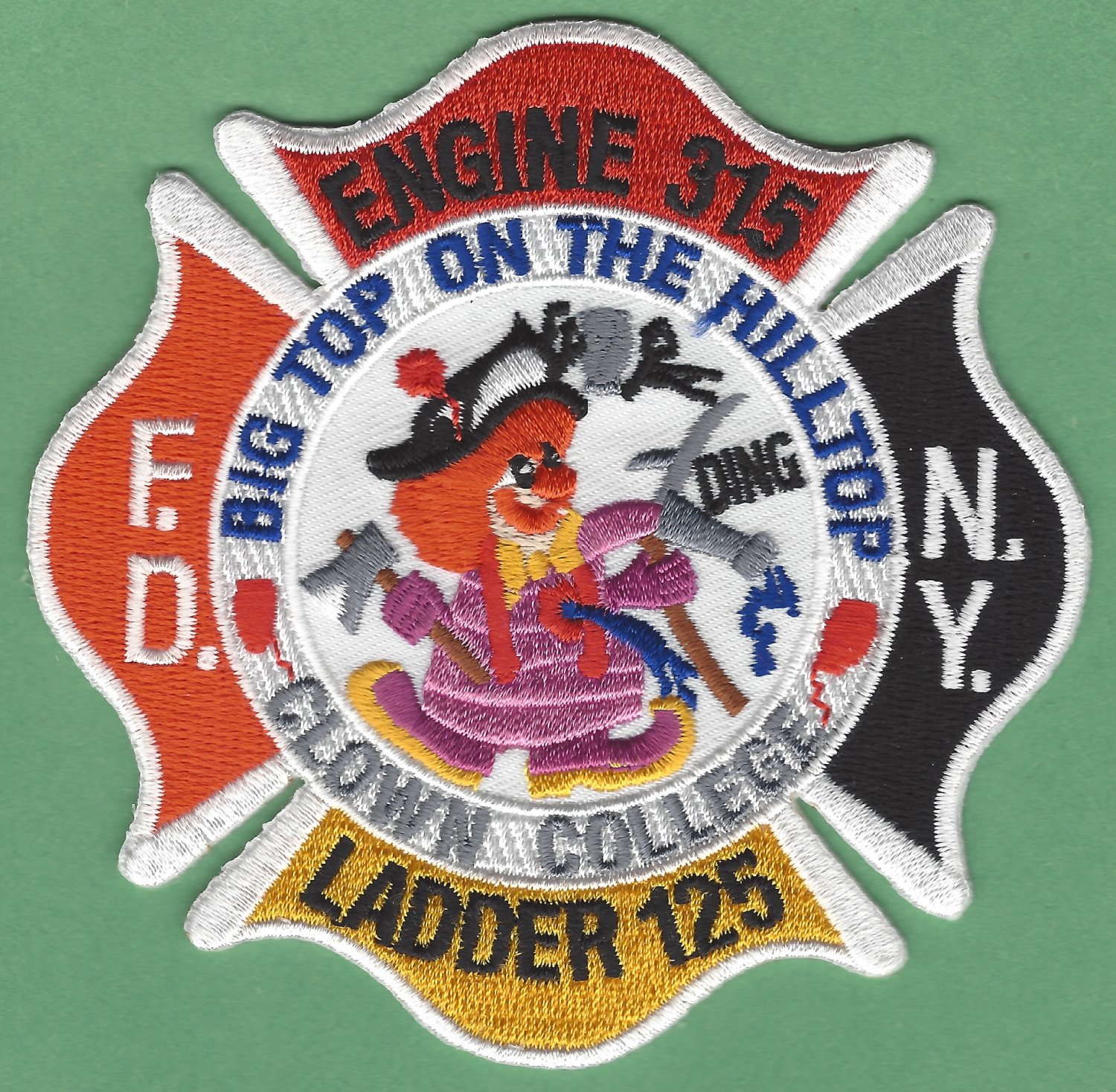 FDNY Queens New York Engine 315 Ladder 125 Fire Company Patch