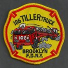 FDNY Brooklyn New York Ladder Company 106 Fire Patch FDNY Brooklyn New York Ladder Company 106 Fire Patch