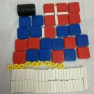Tupperware Tupper Toys Build-O-Fun Pieces - Squares, Wheels, Connectors