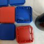 Tupperware Tupper Toys Build-O-Fun Pieces - Squares, Wheels, Connectors