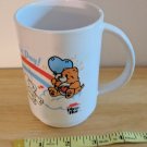 1980's Pizza Hut Care Bears Handle Drinking Cup Have A Bear-rific Day As Is