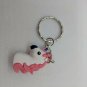 Unicorn Pony Head Mini 1.5" Rubber Pendant on Keychain Ring CHOOSE ONE COLOR