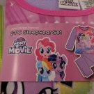 My Little Pony the Movie Toddler 2-pc Sleepwear Set Pajamas Twilight Pinkie Pie