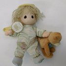 Precious Moments Baby Collection 2000 PMI Luv n' care Angel Plush w/ Teddy Bear