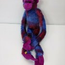 Wild Republic K&M Monkey Long Limbs Red/Blue Tie-dye Stuffed Animal 20" long