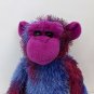 Wild Republic K&M Monkey Long Limbs Red/Blue Tie-dye Stuffed Animal 20" long