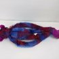 Wild Republic K&M Monkey Long Limbs Red/Blue Tie-dye Stuffed Animal 20" long