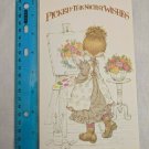 English Cards Ltd Sarah Kay Girl in Dress Painting Flowers