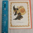 Current Inc Halloween Card Ruth Morehead Teenie Halloweenies Witch Girl