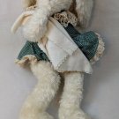 Ty Beanie 15" Attic Treasure? Bunny Easter Rabbit 1993 Joan Kessler Fabric Dress