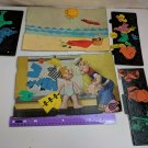 Vintage Colorforms Popeye Replacement Pieces Incomplete 2 Boards + Clings