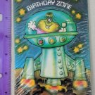 Vintage Birthday Party Invitations Alien UFO Outer Space Sci Fi 8 Pack Sealed