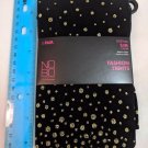 Fashion Tights Black w/ Gold Glitter Dots Size S/M by NoBo No Boundaries NEW