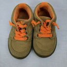 Oshkosh B'gosh Toddler Boy Shoe Size 7 Tan/Orange 6.5" Long 2.5" Wide
