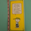 Vintage Ambassador Peanuts Charlie Brown Lucy Forgot Your Birthday Card Unused