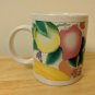 China Coffee Mug Tea Cup w/ Fruit - Apples, Pineapple, Banana, Plums, Berries
