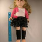 My Life As Cititoy 18" Doll Blonde Hair Blue Eyes Pink & Black Dance Outfit