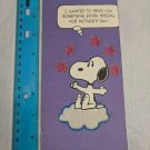 Ambassador Cars Peanuts Snoopy Mother's Day Card Purple Background VTG