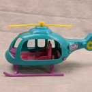 Fashion Polly Pocket Vacation Helicopter VEHICLE ONLY X2356 Teal/Pink/Purple