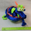 Classic Toy Company Blue Green Orange Dragon Coiled 10" Plush Stuffed Animal