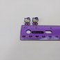 Hello Kitty Pierced Earrings Pair Pink/Yellow/Blue w/ Rhinestone