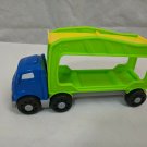 2012 Fisher Price Little People Semi Truck Car Carrier Hauler Truck/Trailer Only