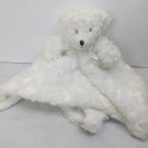 Blankets And Beyond Plush White Bear Baby Security Blanket Lovey Plush Animal