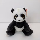 Ty Beanie Baby Ming Panda Bear 2012 Plush Stuffed Animal 6" IMPERFECT-READ