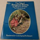 Vintage Tale of Benjamin Bunny Coloring Book Beatrix Potter Unused Dover