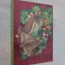 Grand Award Paper Magic Co Christmas Holiday Card Unused VTG 3 Bells