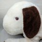 Vintage Cuddle Wit Puppy Dog White & Brown Large Big Jumbo Huge Plush 28" Long