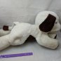 Vintage Cuddle Wit Puppy Dog White & Brown Large Big Jumbo Huge Plush 28" Long