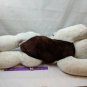 Vintage Cuddle Wit Puppy Dog White & Brown Large Big Jumbo Huge Plush 28" Long