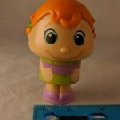 2010 Spin Master Pop On Pals Doll Red-Haired Girl 3"