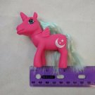 Pink & Aqua Baby Pony Horse, 3" Tall Fakie MLP w/ Moon & Stars Symbol