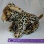 Wild Adventure Leopard Cat Plush Animal Stuffed 12" Body + 4" Tail