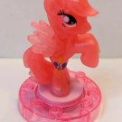 Pink Unicorn Pegasus Unipeg Pony Mini Figurine 1.75" Tall on Spinning Base