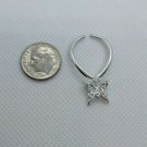 Fashion Doll Accessory Plastic Silver Butterfly Necklace