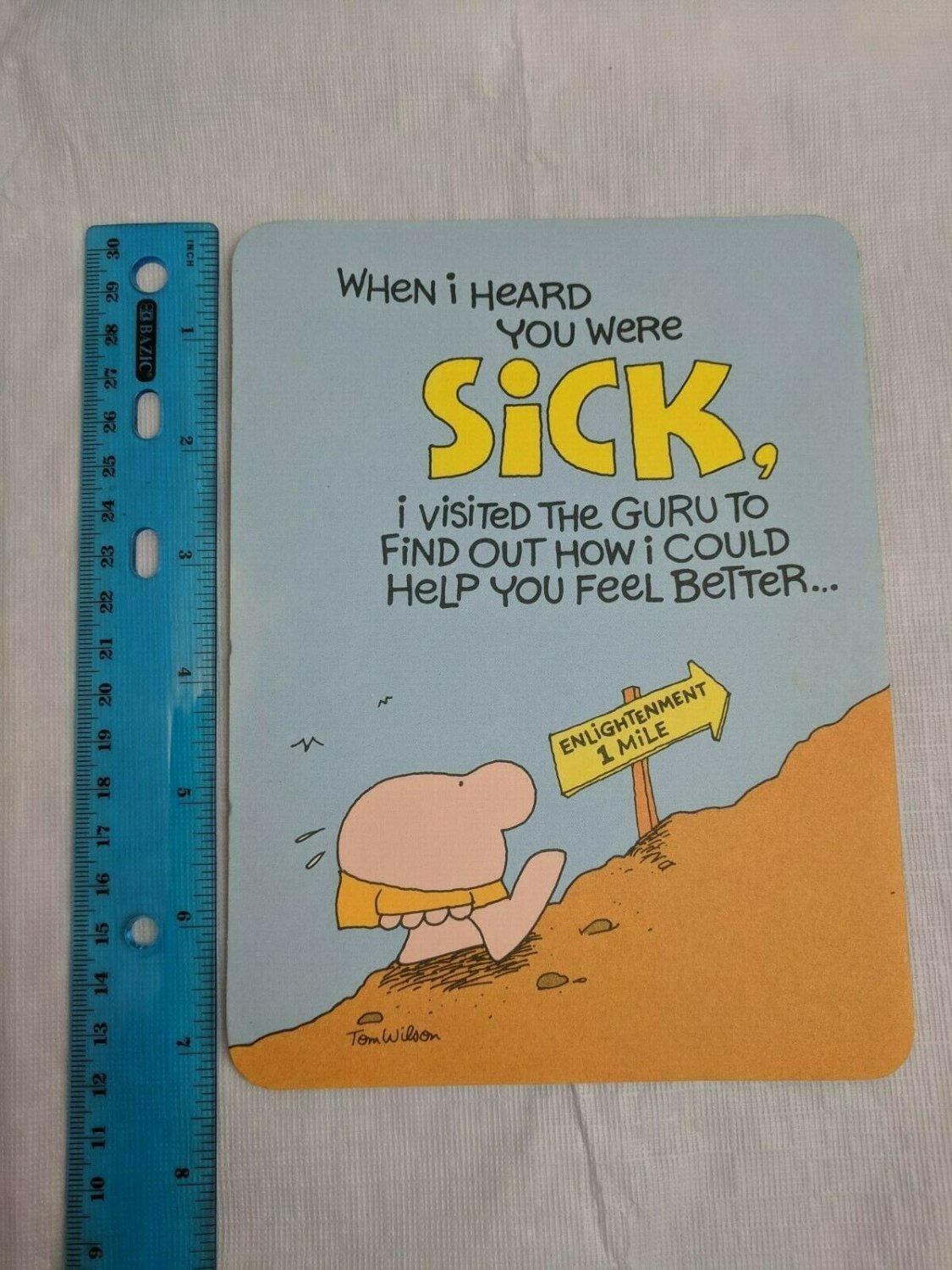 Ziggy by Tom Wilson Get Well Card Guru Visit American Greetings
