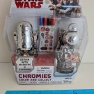 Disney Star Wars Chromies R2-D2 & BB-8 Metallic Coloring Craft Figurines New