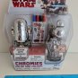 Disney Star Wars Chromies R2-D2 & BB-8 Metallic Coloring Craft Figurines New
