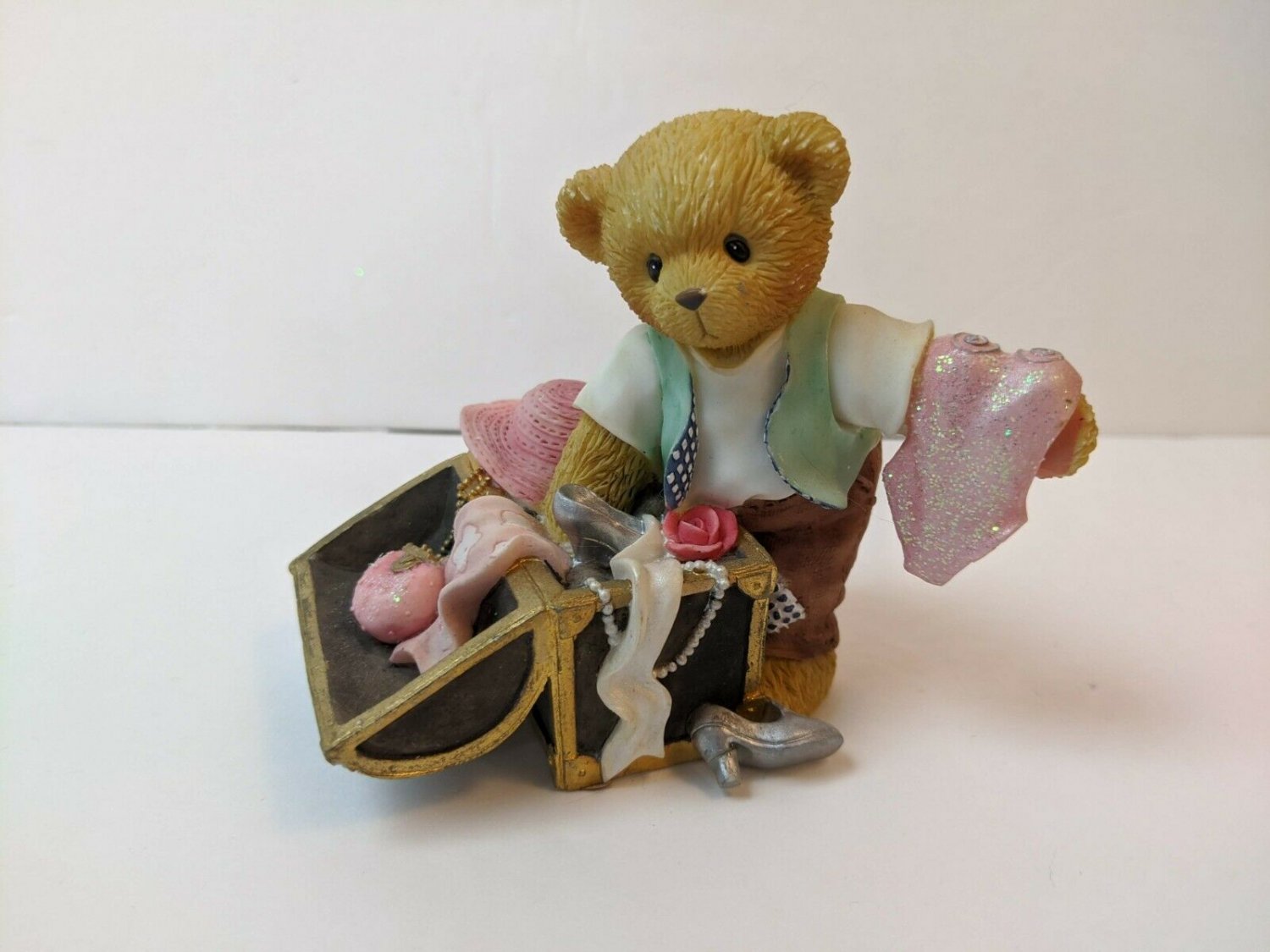 Cherished Teddies "I've Got My Designs On You" Audrey D. Zeiner *CHIPPED HAT*