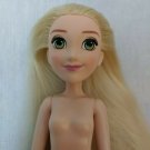 Disney Princess Tangled Rapunzel Hasbro 10.5" Doll Nude for Play Closed Lips