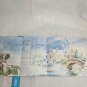 Guideposts Someone Cares Christmas Fold-out Card Snowy Country Church